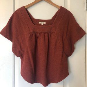 Madewell butterfly top - antique rose